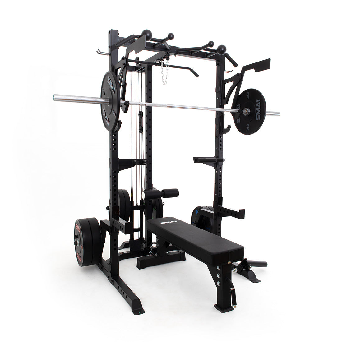 Half Power Rack Cable Weightlifting Package – Living.fit