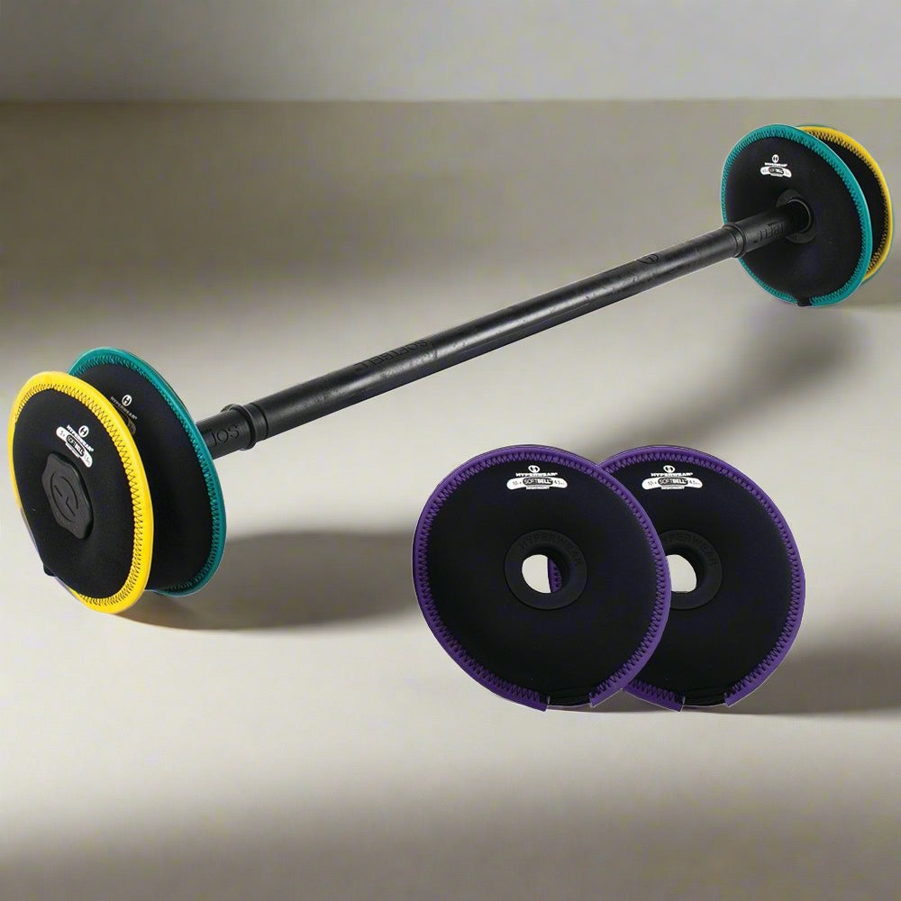 SoftBell Cardio Barbell Set Complete Home Gym Weights