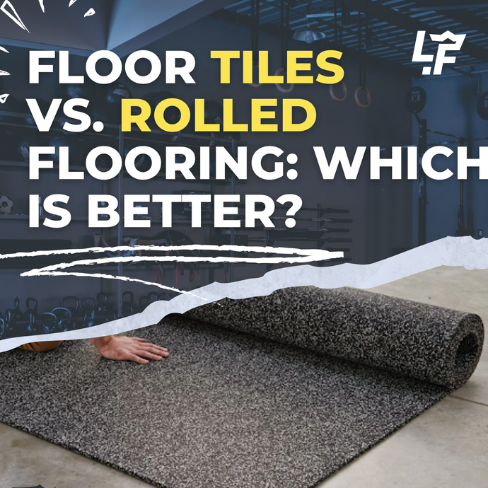 Rubber Floor Tiles vs. Rolled Rubber Flooring: Which is Better for Home Gyms?