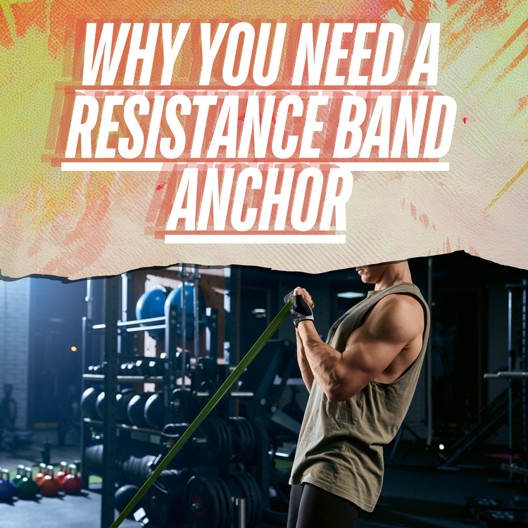 A diverse group of people performing exercises with resistance bands, gym mats, and dumbbells in a modern home gym setting.