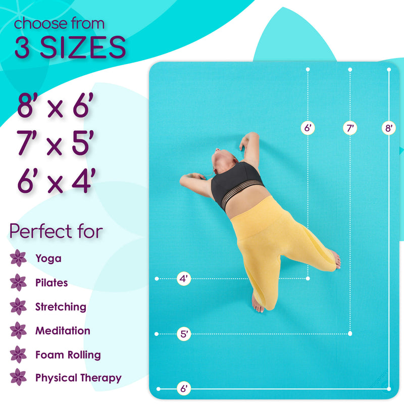 Load image into Gallery viewer, Large Yoga Mats for Acroyoga and Home Gym
