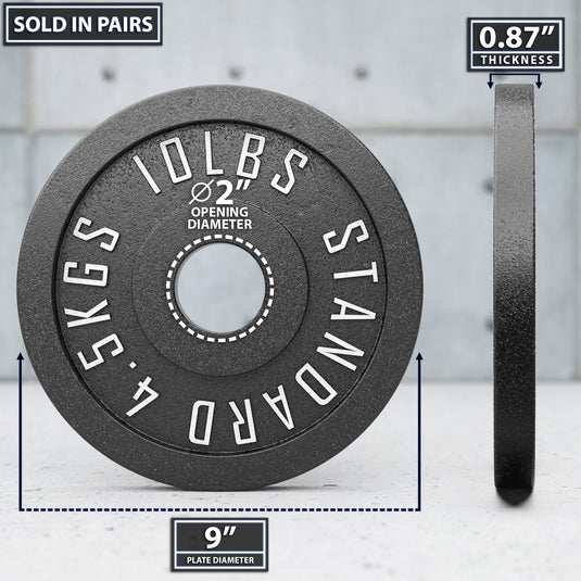 Synergee Standard Metal Weight Plates