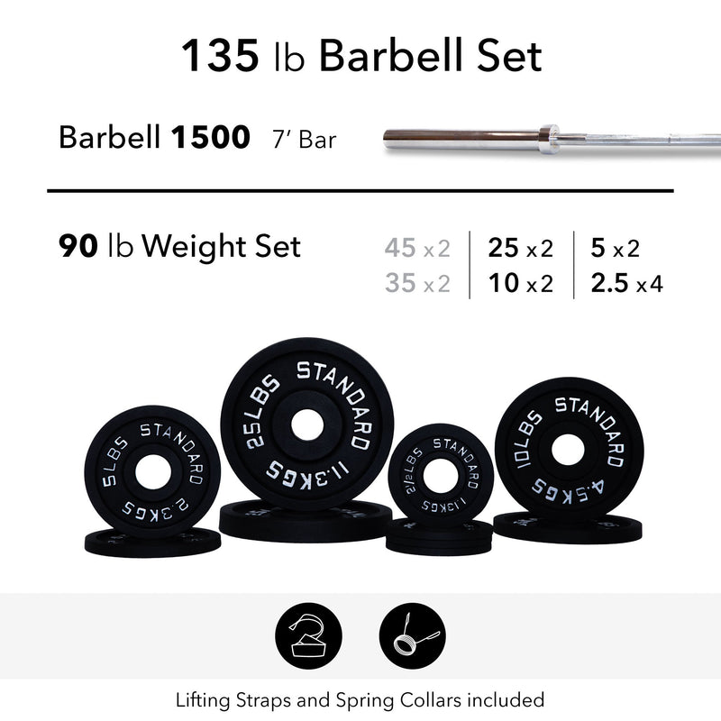 Load image into Gallery viewer, Barbell 1500 Olympic Barbell Weight Sets
