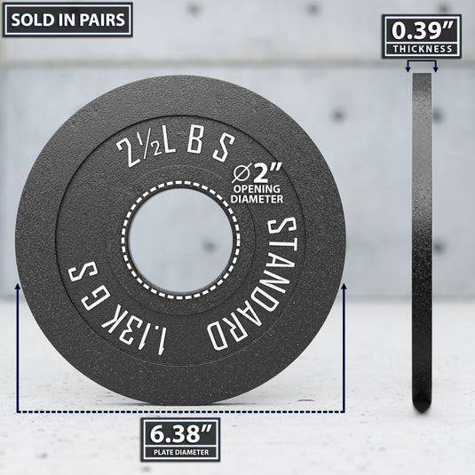 Synergee Standard Metal Weight Plates