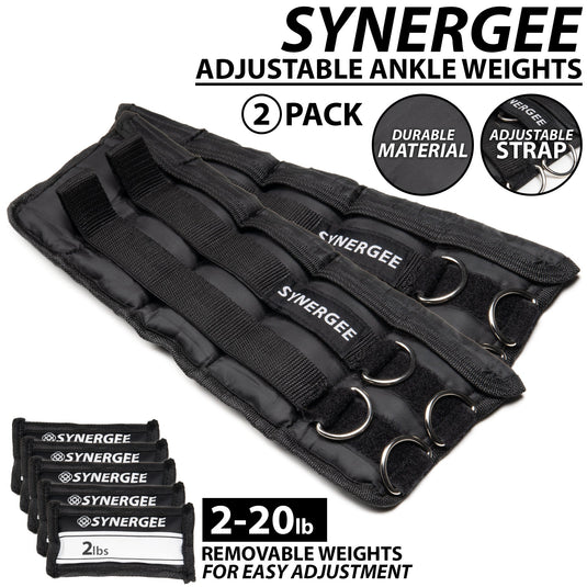 Synergee Adjustable Ankle/Wrist Weights