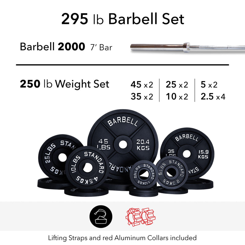 Load image into Gallery viewer, Barbell 2000 Powerlifting Barbell Weight Sets
