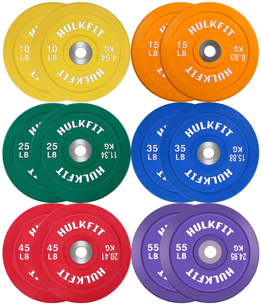 HulkFit Olympic Bumper Plates