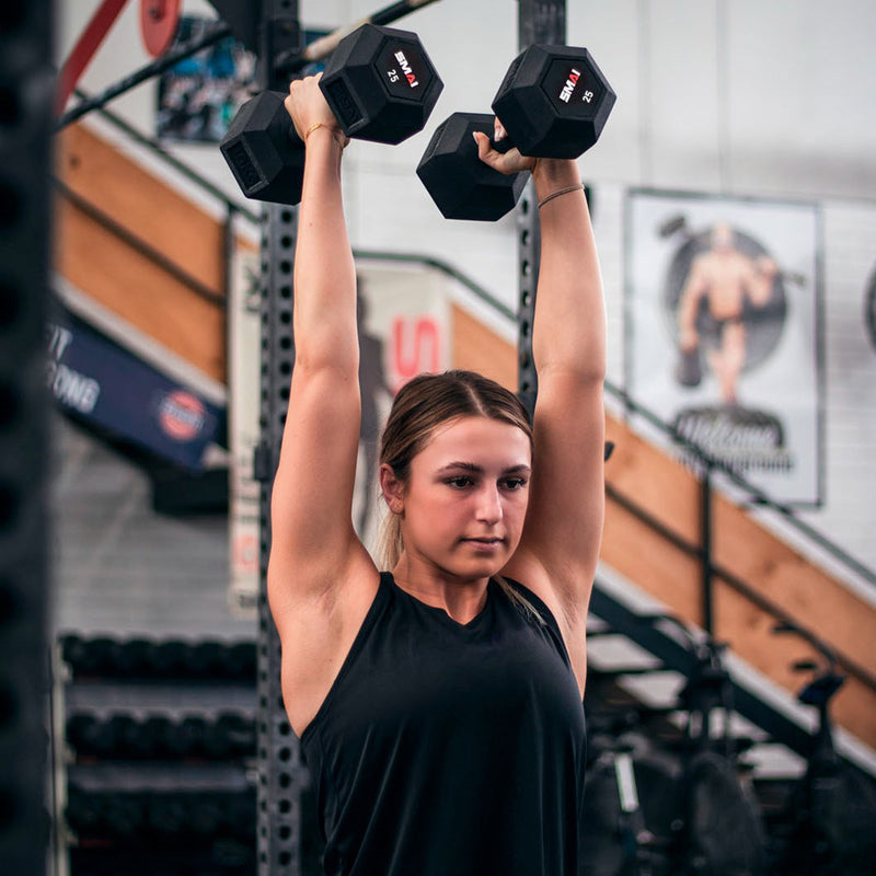 Load image into Gallery viewer, Rubber Hex Dumbbells (Pair)
