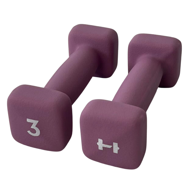 Load image into Gallery viewer, HulkFit Neoprene Coated Anti-Roll Square Dumbbells
