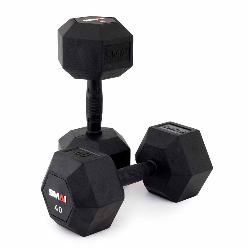 Load image into Gallery viewer, Rubber Hex Dumbbells (Pair)
