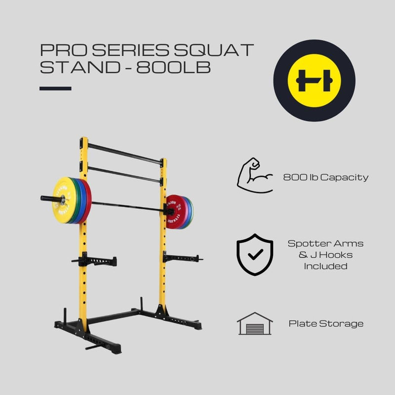 Load image into Gallery viewer, HulkFit Pro Series Squat Stand - 800lb Capacity
