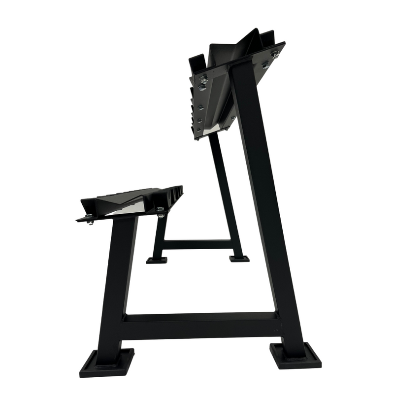 Load image into Gallery viewer, Hulkfit 2 Tier Adjustable Dumbbell Weight Storage Rack with 10 Removable Cups
