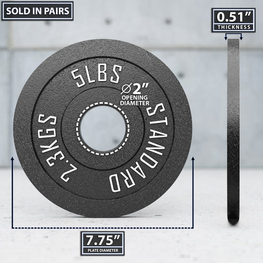 Synergee Standard Metal Weight Plates