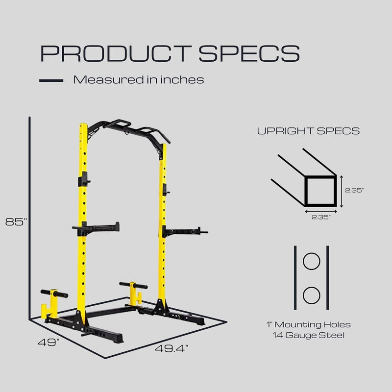 Load image into Gallery viewer, HulkFit Pro Series Squat Stand - 1000lb Capacity
