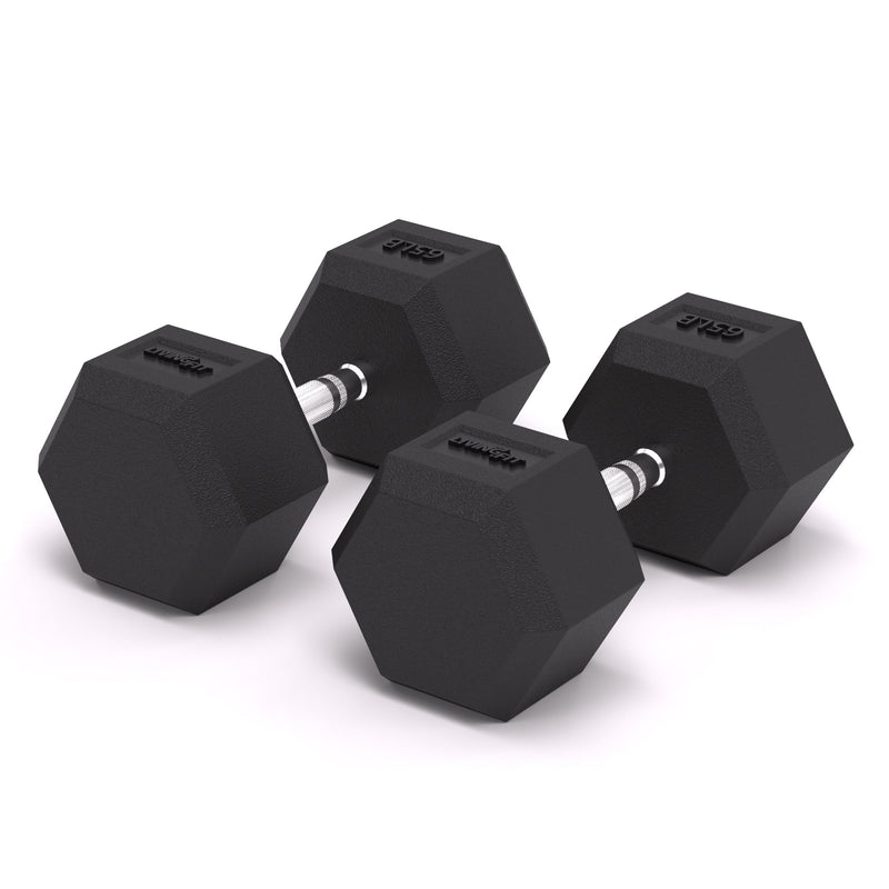 Load image into Gallery viewer, Rubber Hex Dumbbells
