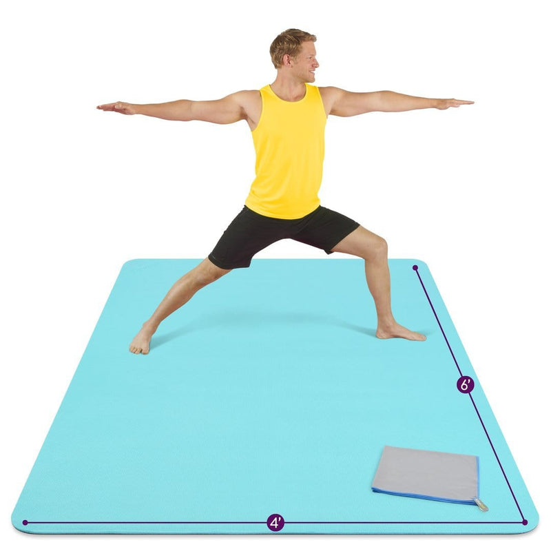 Load image into Gallery viewer, Large Yoga Mats for Acroyoga and Home Gym
