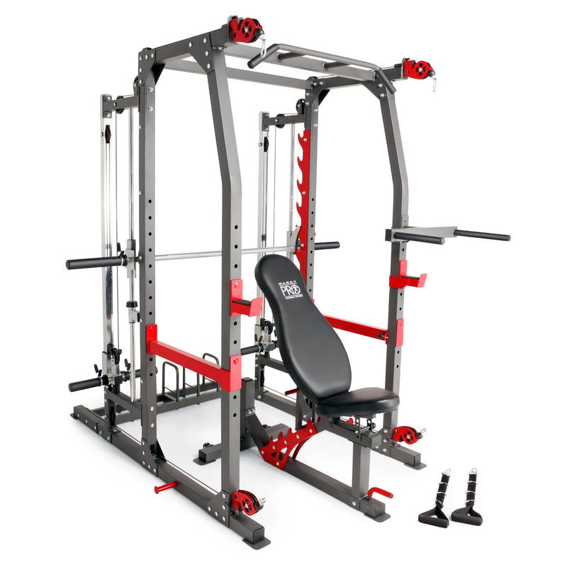 Load image into Gallery viewer, Marcy Pro Smith Machine Weight Bench Home Gym Total Body Workout Training System
