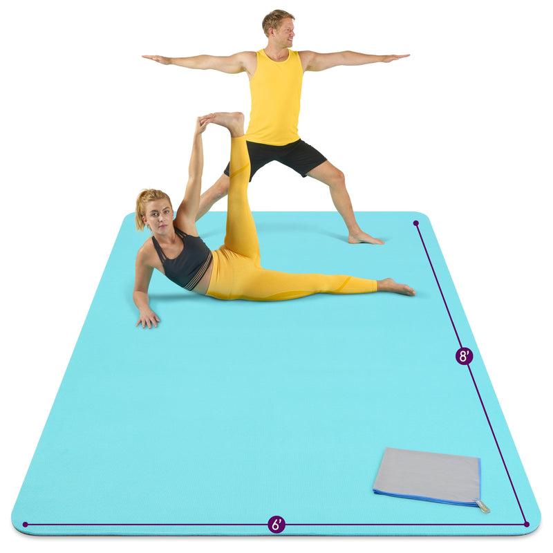 Load image into Gallery viewer, Large Yoga Mats for Acroyoga and Home Gym
