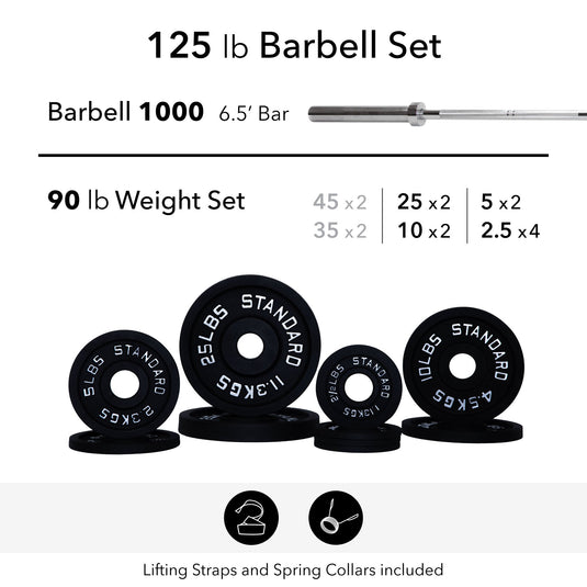 Barbell 1000 Compact Barbell Weight Sets