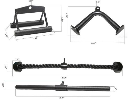 Load image into Gallery viewer, HulkFit Cable Attachments Set or Individual
