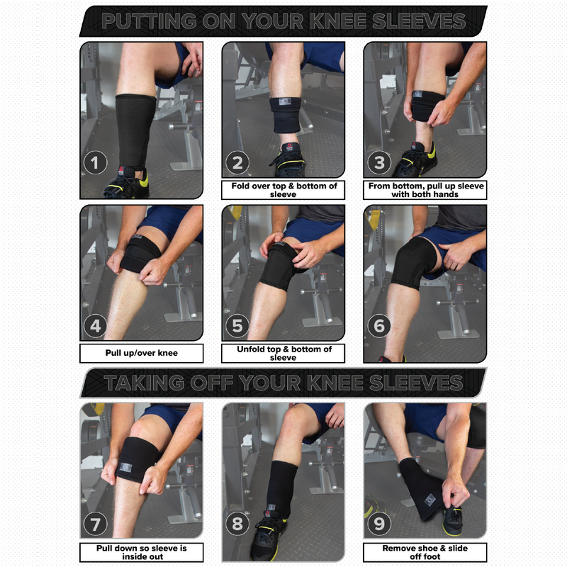 Load image into Gallery viewer, BLACK LABEL Knee Sleeves (7mm)
