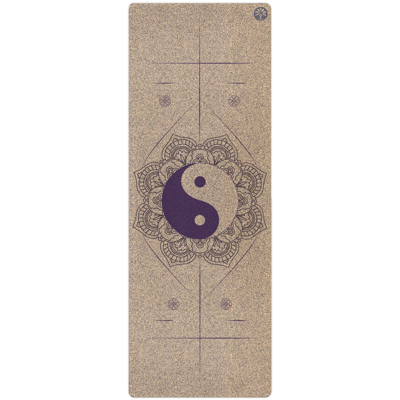 Load image into Gallery viewer, Balance and Unity Cork Yoga Mat
