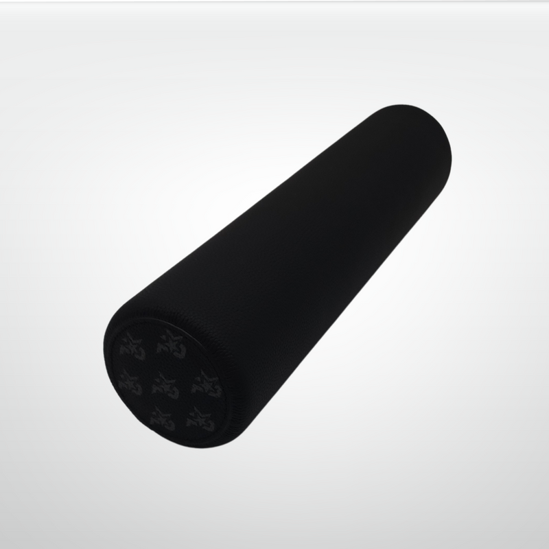 Load image into Gallery viewer, I AM Leather-Wrapped Cork Stretching and Massage Roller
