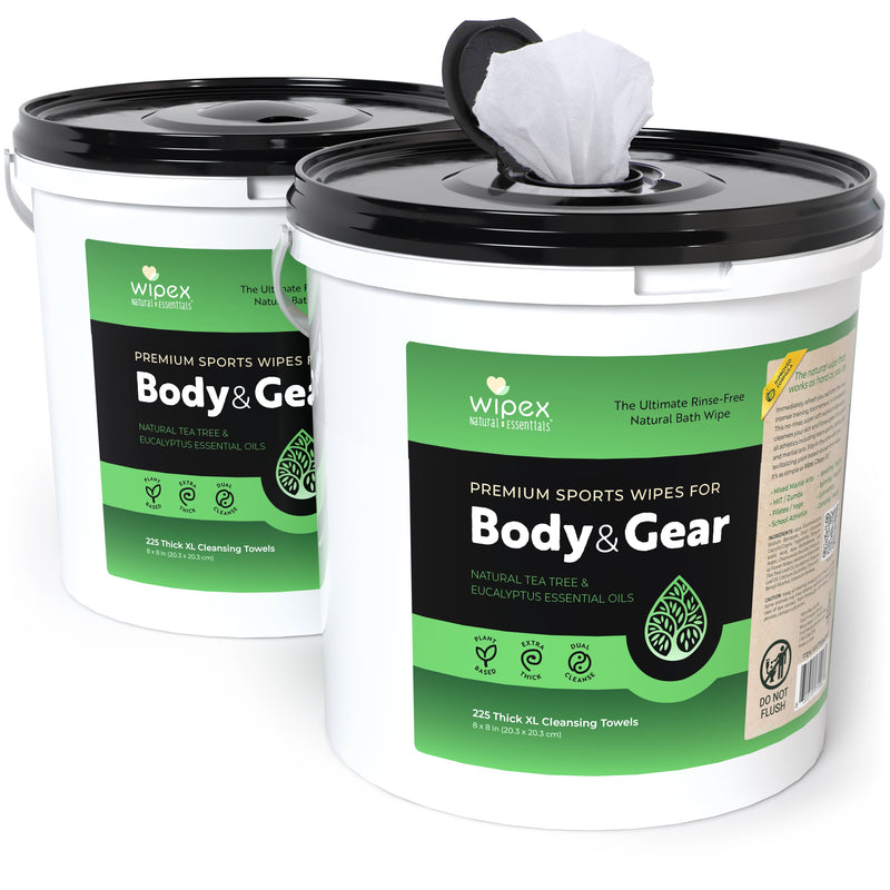 Load image into Gallery viewer, Refreshing Natural Body Wipes | Yoga, Jiu-Jitsu, Martial Arts, Interval Training | Post-Practice Rejuvenation
