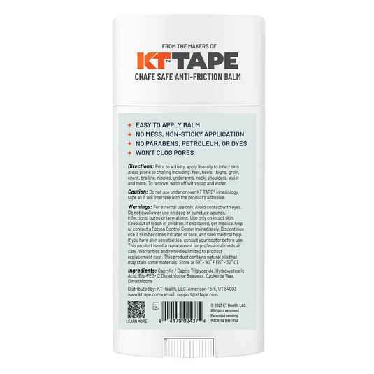 KT Health Chafe Safe™ Anti-Friction Balm