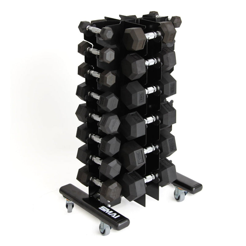 Load image into Gallery viewer, Dumbbell Vertical Rack with Wheels
