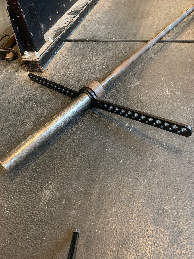 Load image into Gallery viewer, The GymPin LITE 30&quot; HOLEY BAR - Strong but lightweight, just 1.5kg (3.3lbs) - Cable Attachment Pull Down Bar
