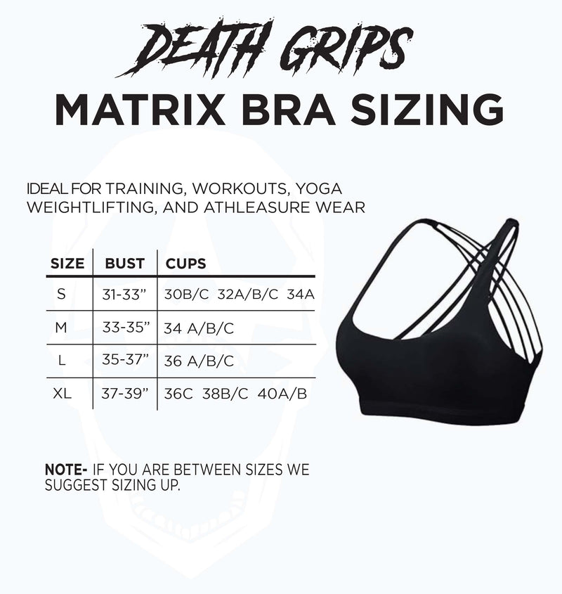 Load image into Gallery viewer, Women&#39;s Death Grips Strap-Matrix Performance Sports Bra
