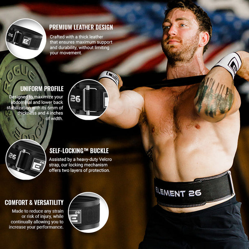 Load image into Gallery viewer, Hybrid Leather Weightlifting Belt
