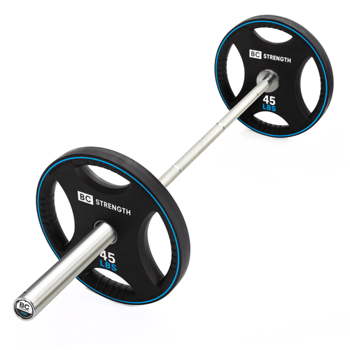 Thruster Bar + 45lb Weight Plates