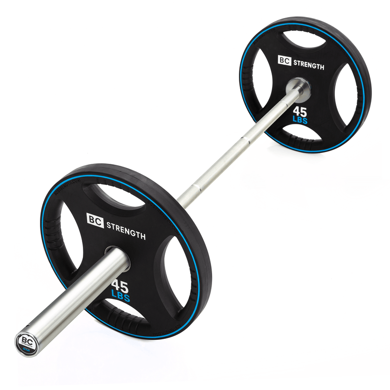 Load image into Gallery viewer, Thruster Bar + 45lb Weight Plates
