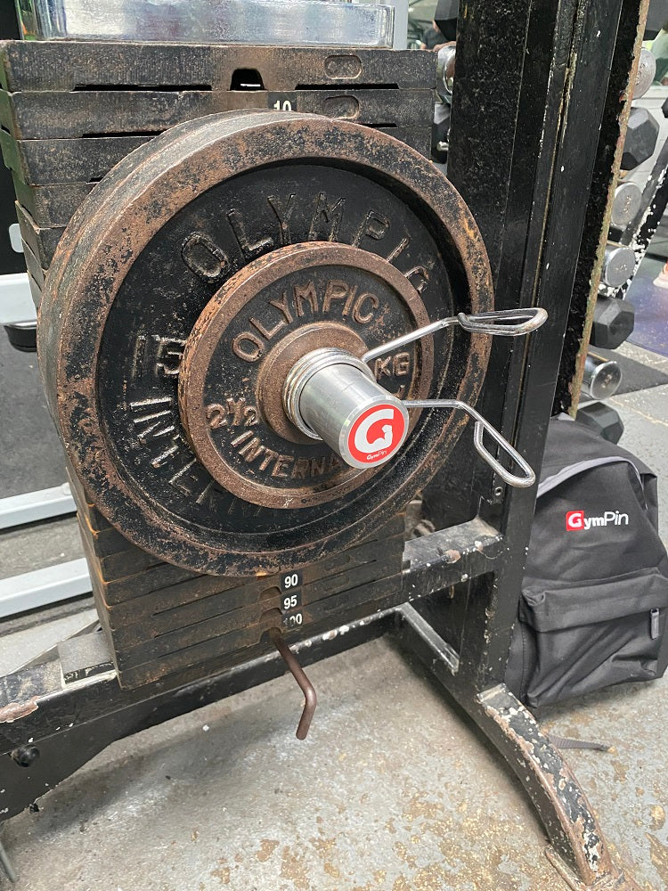 Load image into Gallery viewer, The Original 2&quot; GymPin - Designed to enable weight plates to be added to the side of your cable machine weight stack
