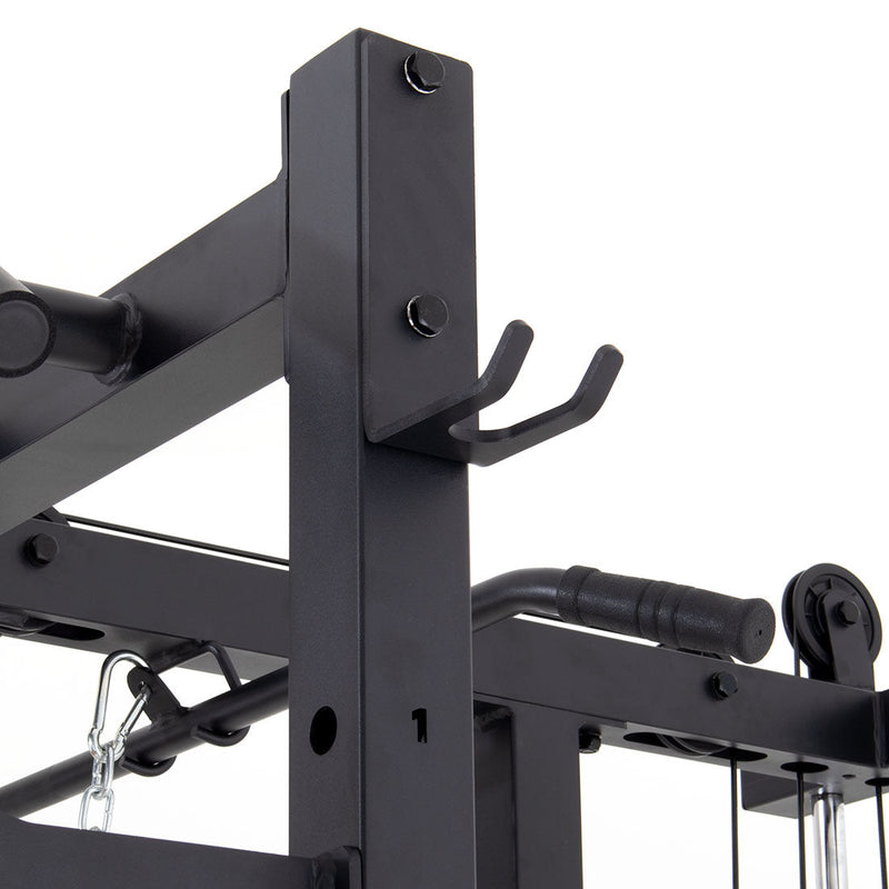 Load image into Gallery viewer, Half Power Rack With Cable Machine Lateral Pull Down / Rower
