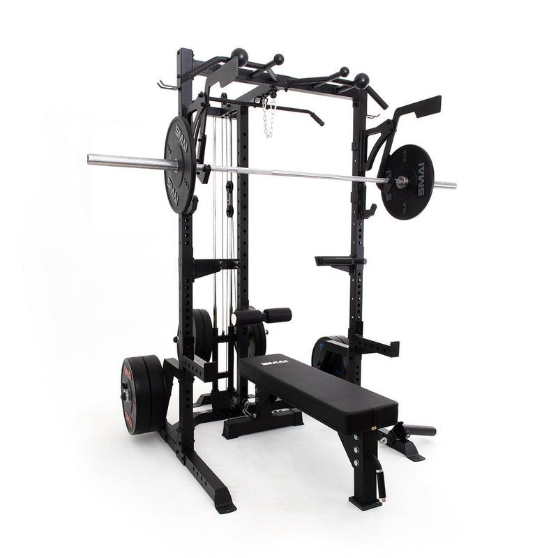 Load image into Gallery viewer, Half Power Rack Cable Weightlifting Package
