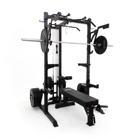 Half Power Rack Cable Weightlifting Package