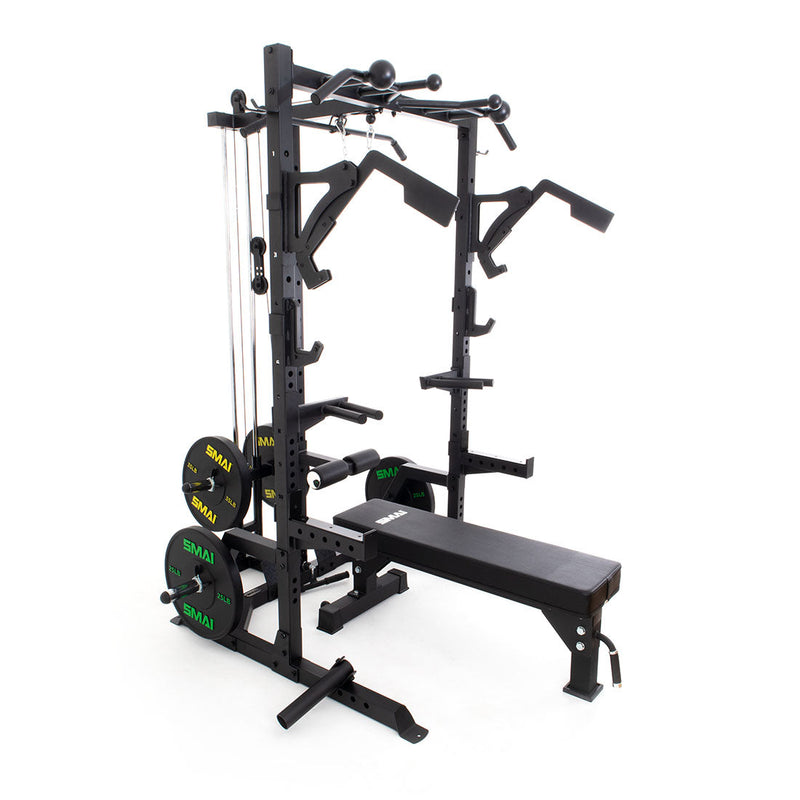 Load image into Gallery viewer, Half Power Rack Cable Weightlifting Package
