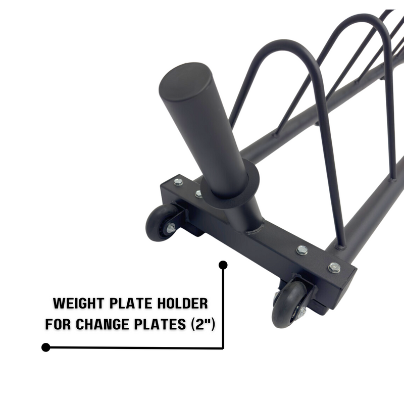 Load image into Gallery viewer, HulkFit Horizontal Plate Storage w/ Wheels
