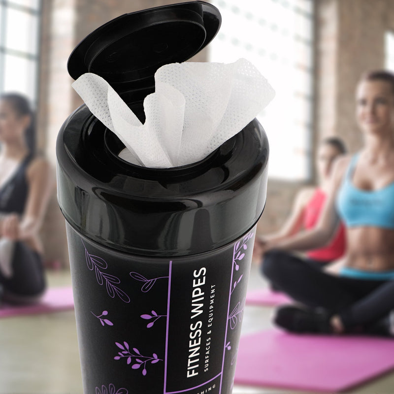 Load image into Gallery viewer, Natural Cleaning Wipes for Gyms &amp; Fitness Equipment
