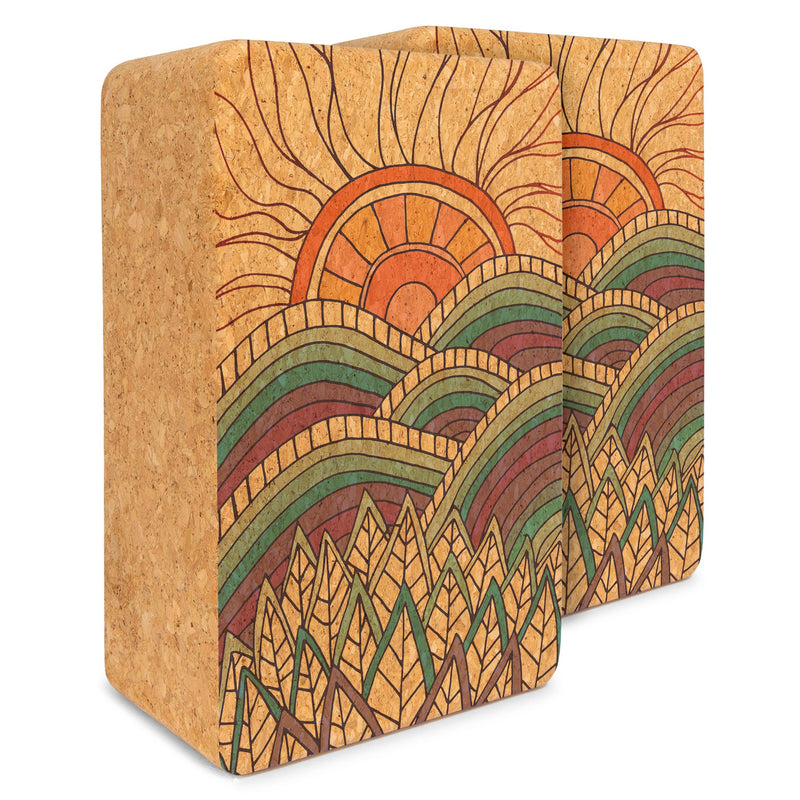 Load image into Gallery viewer, Artist Cork Yoga Block Set
