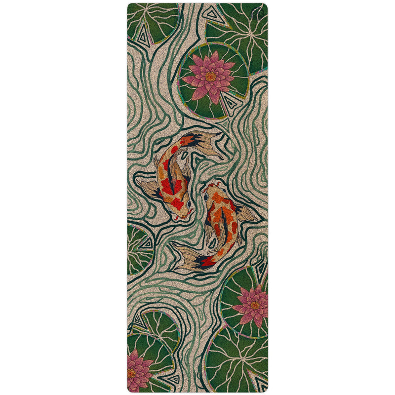 Load image into Gallery viewer, Pond Of Harmony Unity Cork Yoga Mat
