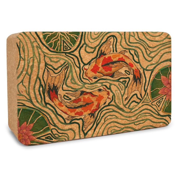 Pond of Harmony Cork Yoga Block