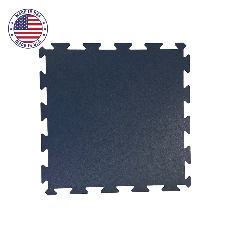 Load image into Gallery viewer, Interlocking Rubber Tiles – 8mm (Set of 6) | Made in the USA
