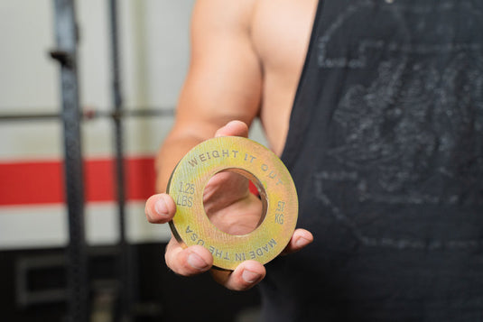 1.25 Pound Weight Plate Pair "GOLDEN GRAMS"