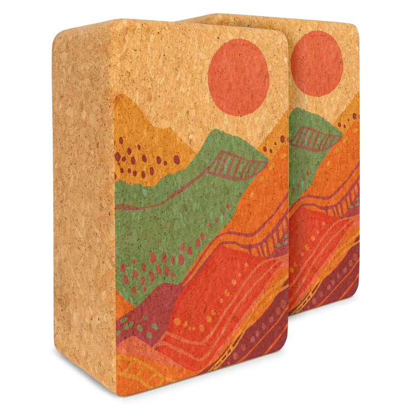 Load image into Gallery viewer, Artist Cork Yoga Block Set
