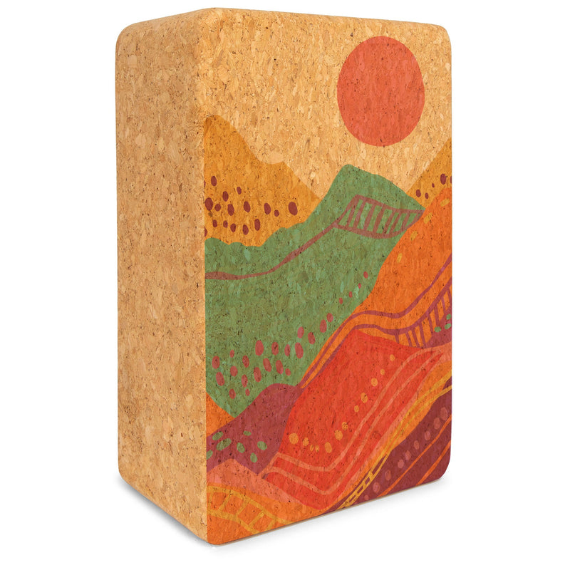 Load image into Gallery viewer, Spirit Rising Cork Yoga Block
