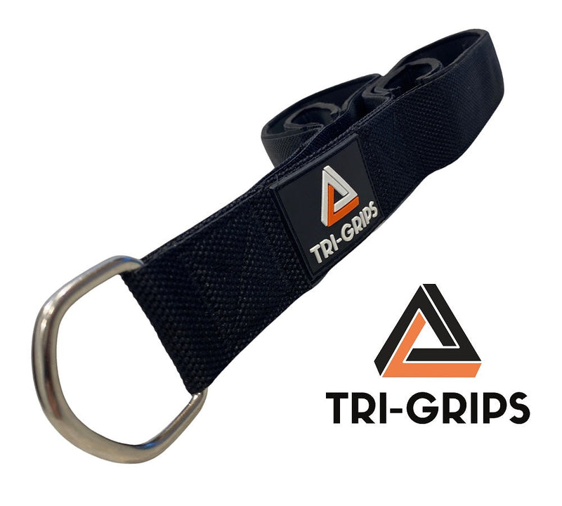 Load image into Gallery viewer, Tri-Grips Long STRAPS | Tricep Fabric Straps
